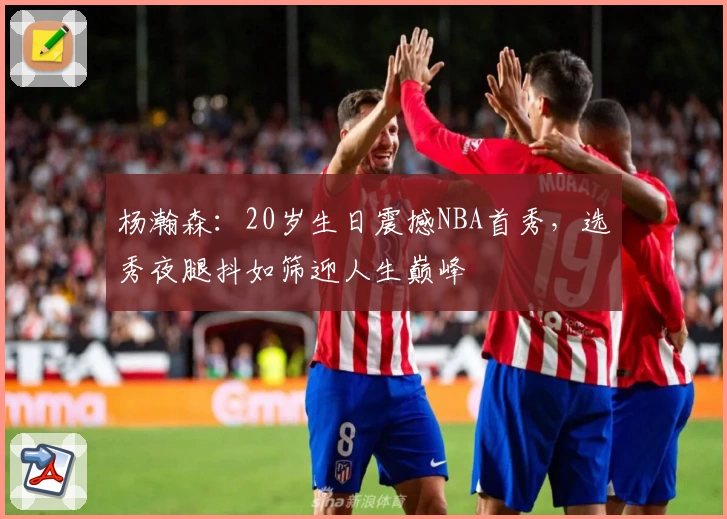 杨瀚森:20岁生日震撼NBA首秀,选秀夜腿抖如筛迎人生巅峰