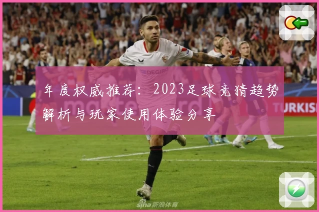 年度权威推荐：2023足球竞猜趋势解析与玩家使用体验分享